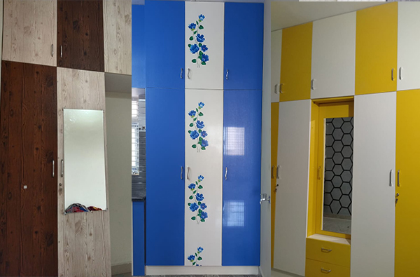 Our Services 3 PVC wardrobes work done by Maran PVCInteriors in Bengaluru